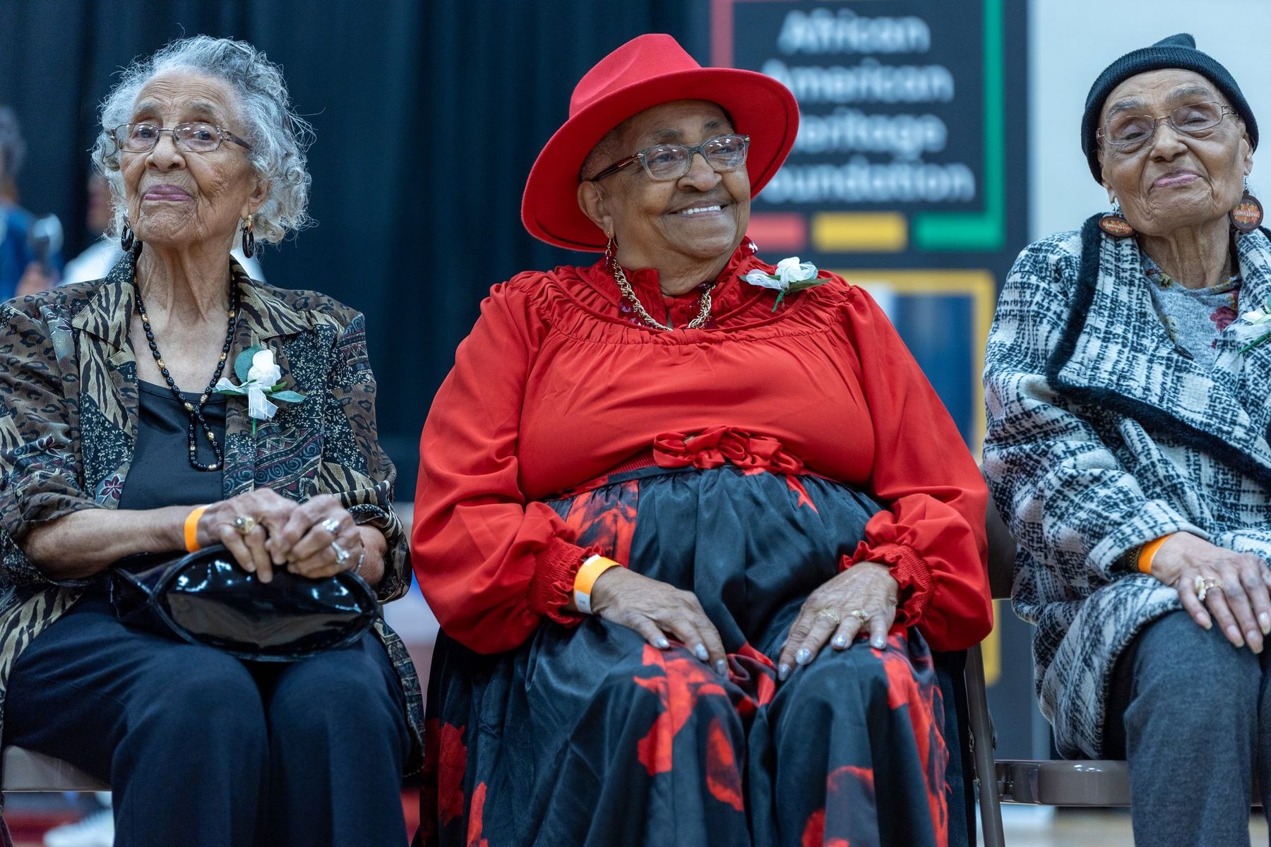 Honored elders at Senior Citizens Thank You Day