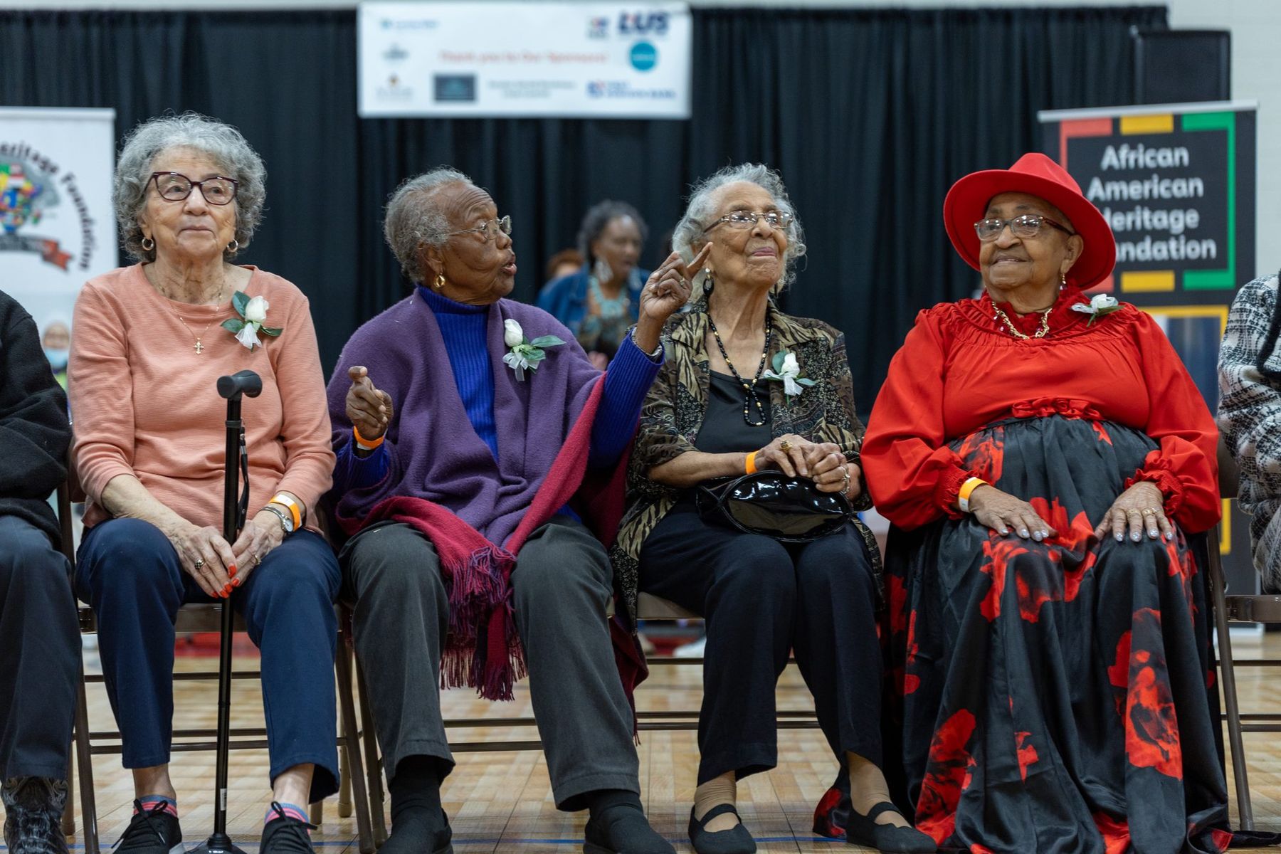 Honored elders at Senior Citizens Thank You Day